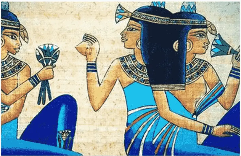 Soul Tribune blue lotus hyerogliphs Egypt